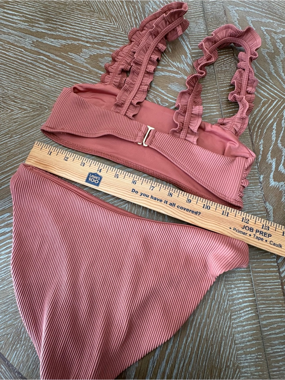 Beach Riot Ivy Bikini Bottom & Top In Rust Size Small - Picture 6 of 8